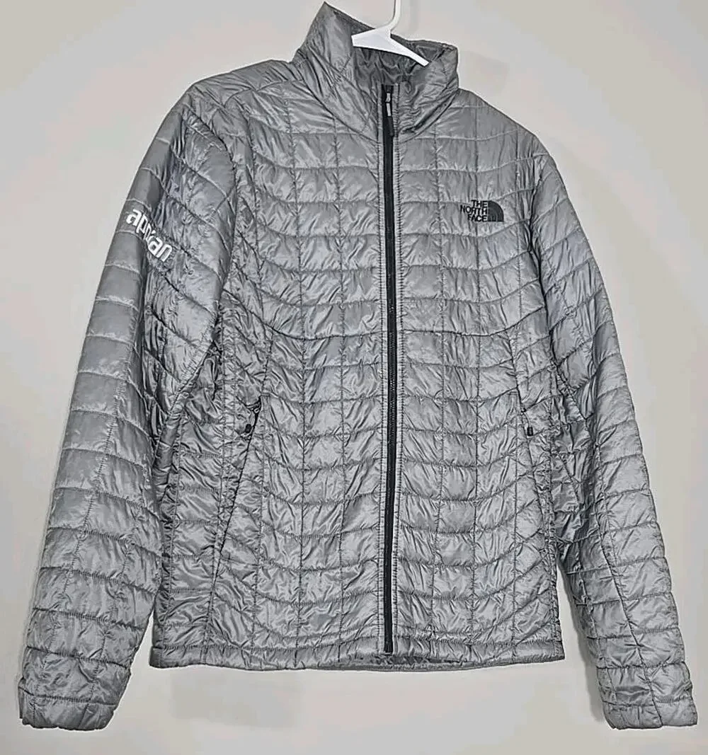 The North Face ThermoBall Trekker Jacket Men's S Gray Appian Logo NF0A3LH2